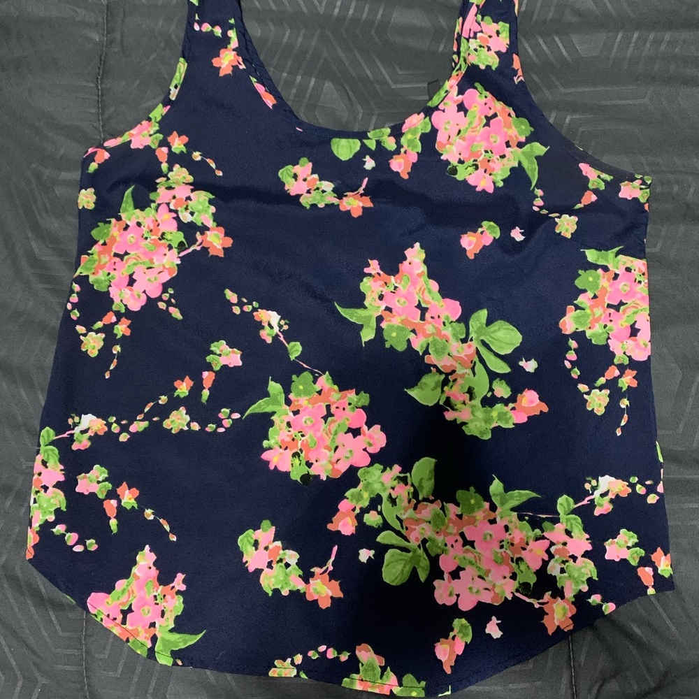 Floral tank top